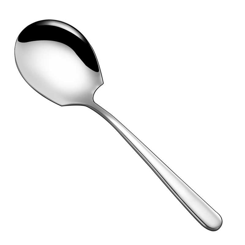 Dining Table Public Spoon 304 Stainless Steel Dinner Buffet Serving Spoon Hotel Restaurant Large Public Spoon Canteen Serving Spoon