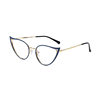 New Trendy Cat-Eye Glasses Frame for Women, Anti-Blue Light Glasses, Ultra-Light Metal Retro Glasses Frame, Dual-Use