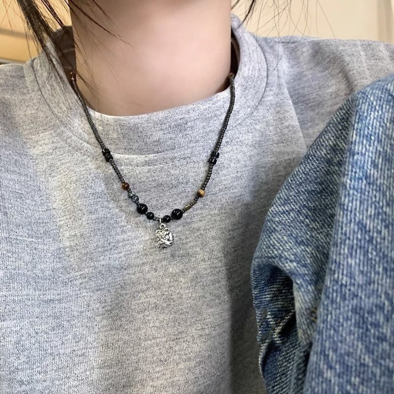 项链男钛钢不掉色简约百搭饰品女毛衣链新款时尚个性爆款嘻哈配饰