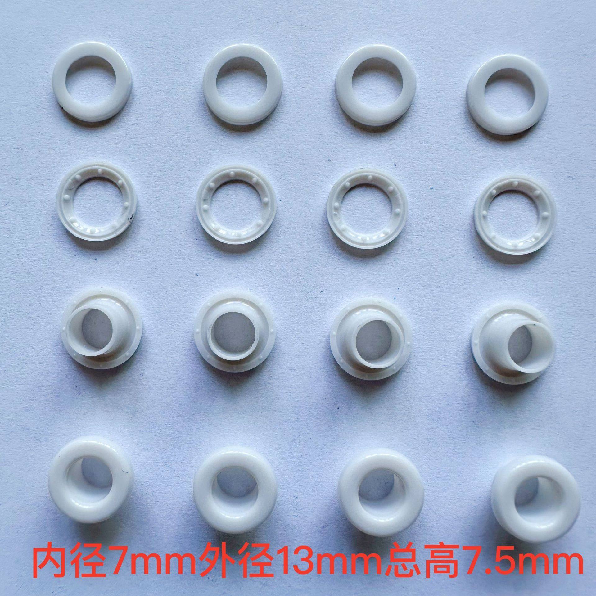 Factory direct supply plastic corns plastic air eye combination buckle fixed buckle webbing air eye textile corns