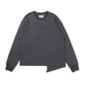 989 gray round neck sweatshirt