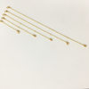 Alloy lobster clasp chain DIY necklace chain extension chain 5 sets of bracelet accessories adjustable long tail chain