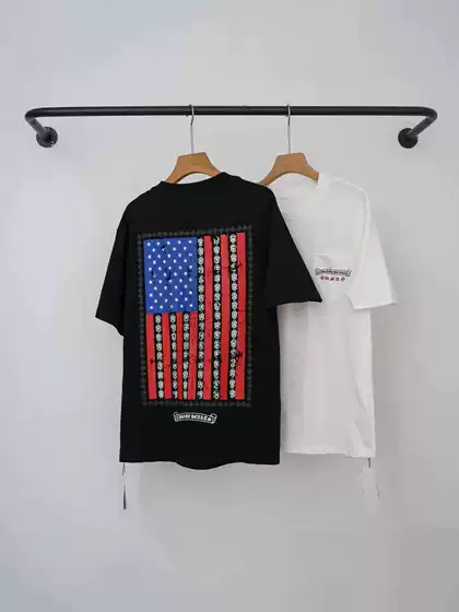 2026 Summer New Style American Retro Printed Silk Screen Flag Unisex Casual Versatile Short-Sleeve T-Shirt