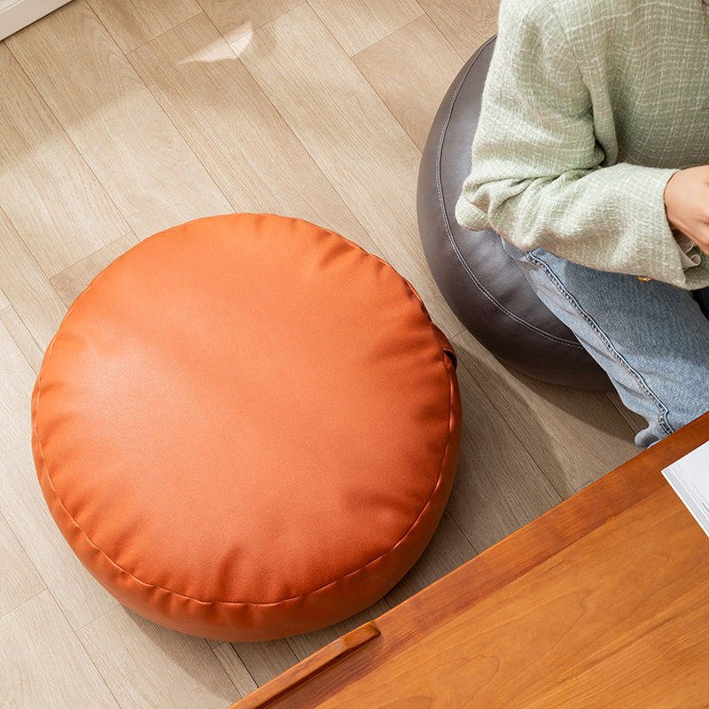 Japanese Style Technology Cloth Thickened Futon Bay Window Cushion Floor Household Leather Round Sitting Pier No-Wash Meditation Tatami Mat