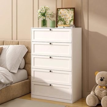 Iron chest of drawers living room bedroom storage cabinet steel locker multi-layer floor drawer cabinet light luxury bed tail cabinet