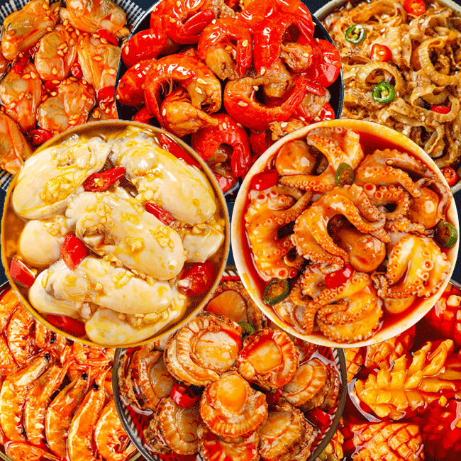 Spicy Octopus Snack: Ready-To-Eat Non-Spicy Seafood Canned Snack for Dormitory Meals, Wine, and Snacks, Whole Box