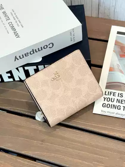 C Brand Snap Wallet Women's Short Zippered Wallet with Gift Box