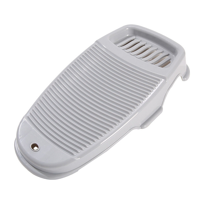 Thickened washboard plastic non-slip washing board simple solid color washboard sturdy portable hanging washboard