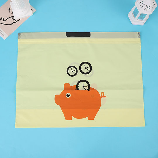 Plastic Packaging Bag Take-away Packaging Bag Clothing Store Bundle Packaging Bag Thickened Drawstring Portable Frosted Plastic Bag