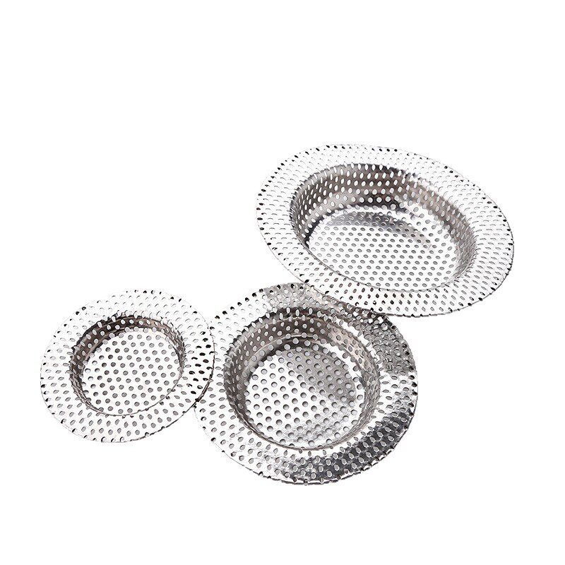 Wow Kitchen Sink Stainless Steel Filter Net for Washing Vegetables, Kitchen Waste Residue, Sewer Floor Drain Funnel Residue Separator Net