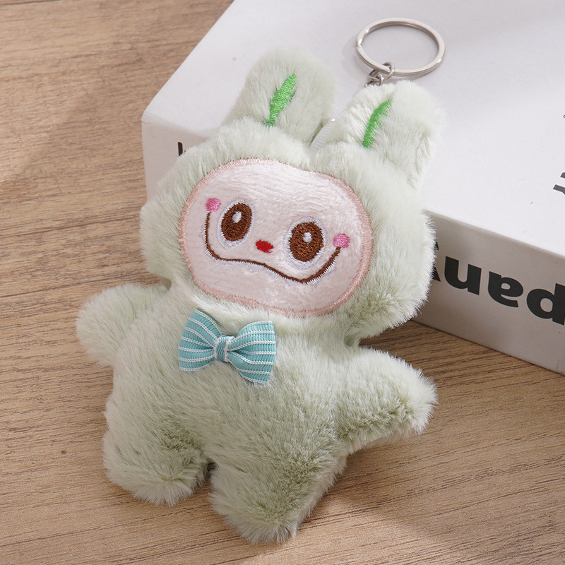 ラブクロス＋蝶ネクタイ グリーン（丸バックル風）