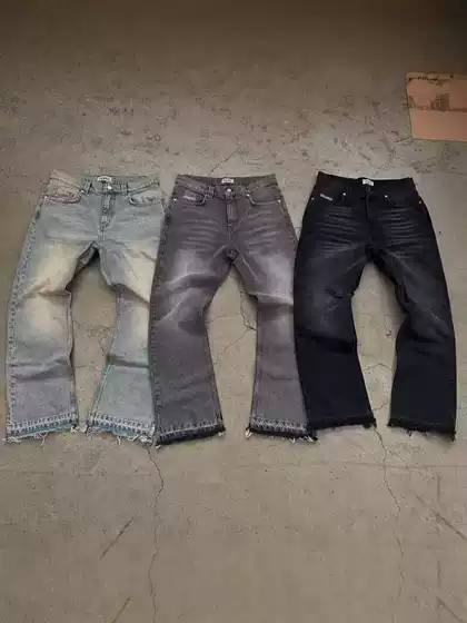 Ce 25Ss Three-Color Wesley Loose Straight-Leg Jeans, Solid Color, Simple Basic Commuter Style, Clean Fit for Men