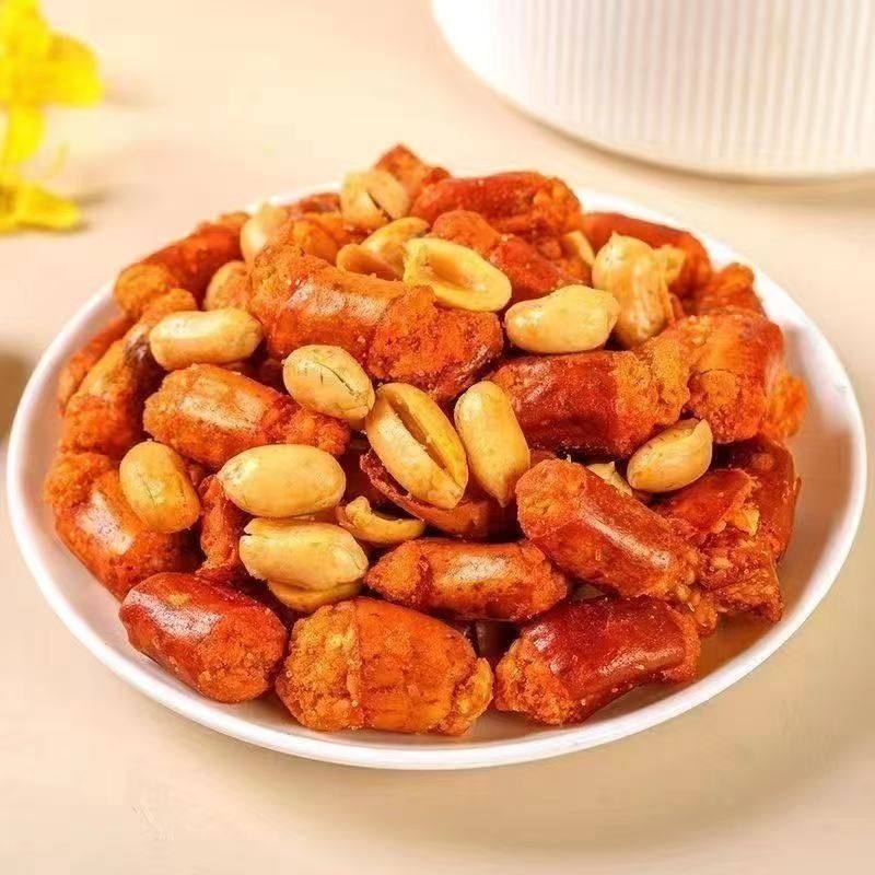 Crispy Chili 500g Canned Spicy Crispy Peanuts, a Specialty Snack from Chongqing, Perfect for Pairing with Drinks during the New Year