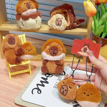 Original Cabibala Chestnut Plush Dress Keychain Pendant Warm Winter Theme Hot Sale Wholesale