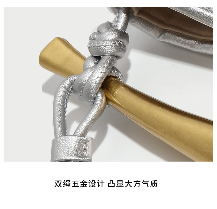 Túi xách nữ mini dáng bánh chưng đan bện phong cách Hàn Quốc — B1679 # đen trắng, B1679 # đỏ rượu, B1679 # Hải quái xanh, B1679 # kaki