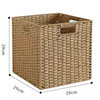 Plaid Cabinet Storage Basket, Woven Snack Toy and Sundry Storage Box, Woven Basket, Wardrobe Drawer-Type Storage Box