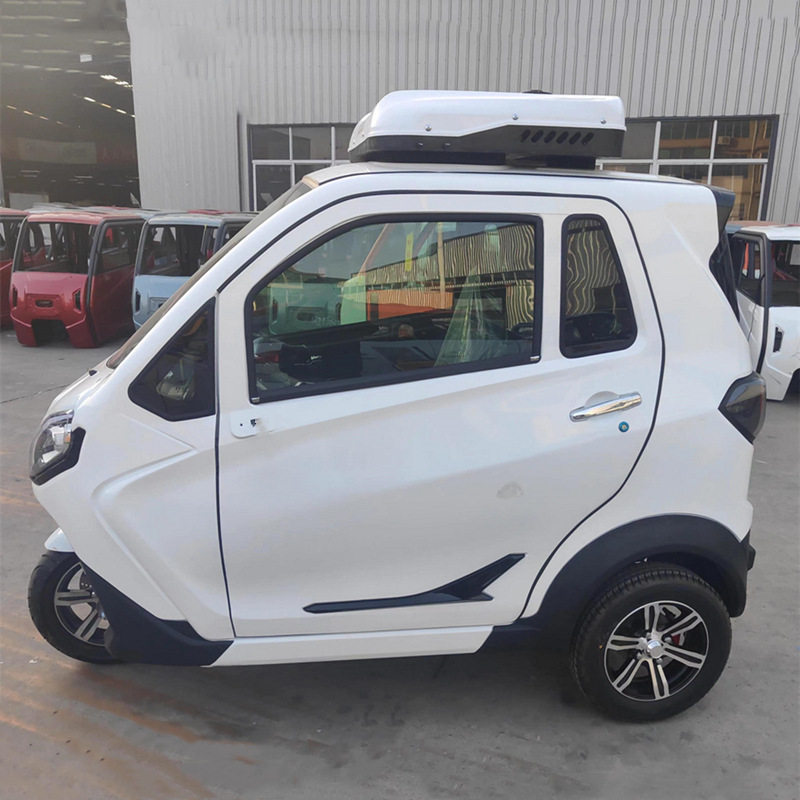 全封闭父母老人家用代步把式成人电三轮载客拉客接送学生电瓶车子