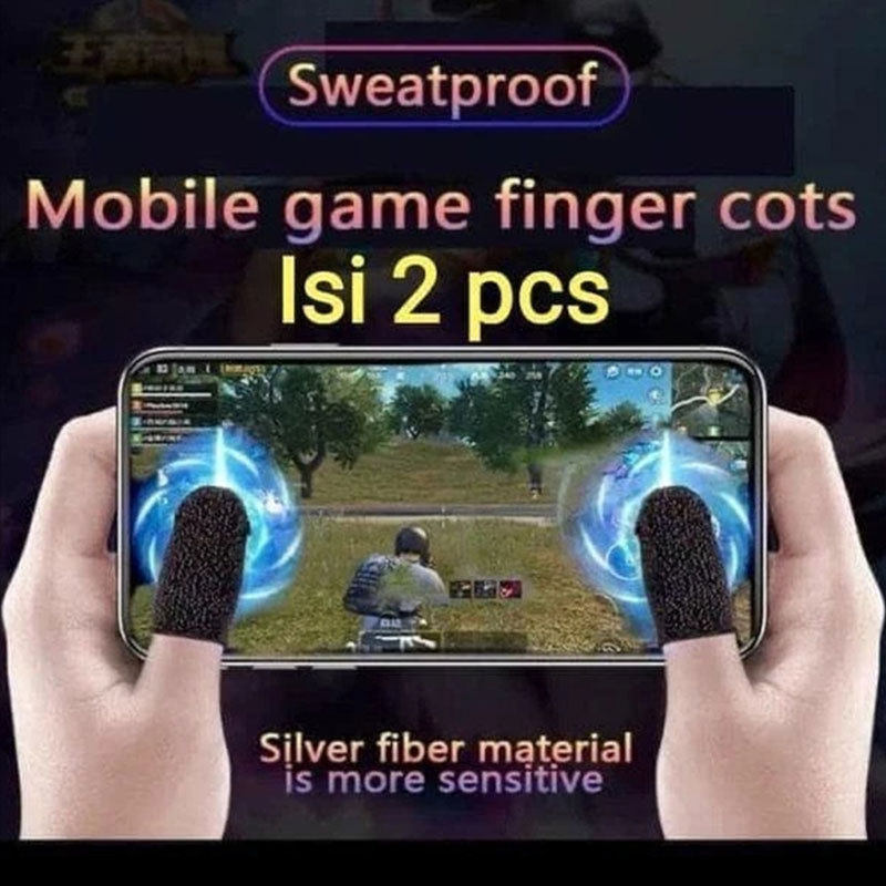 Factory game finger sleeve ultra-thin hand swimming non-slip anti-sweat electric competition finger sleeve King walking artifact eating chicken finger sleeve