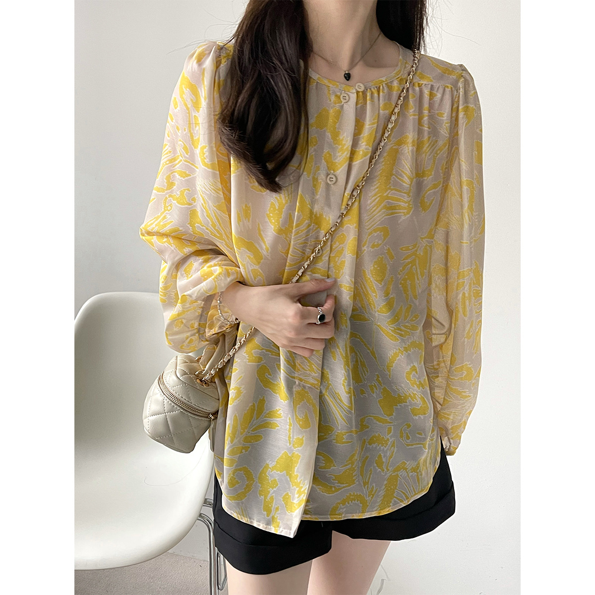 (Mới) Mã L0653 Giá 610K: Áo Sơ Mi Nữ Hatdlu Dài Tay Hàng Mùa Xuân Thu Đông Phục Cổ Cổ Điển Thời Trang Nữ Chất Liệu Vải Voan G02 Sản Phẩm Mới, (Miễn Phí Vận Chuyển Toàn Quốc).