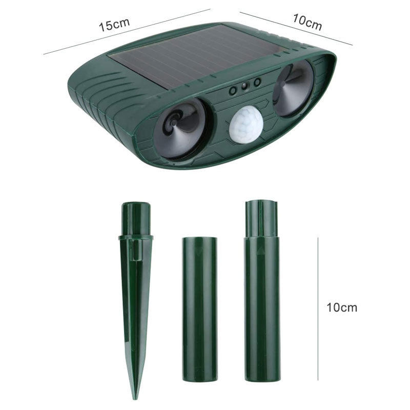 Cross-border Solar Energy Animal Repellent Ultrasonic Dog Cat Repellent Mouse Repellent Infrared Insect Repellent Bird Repellent