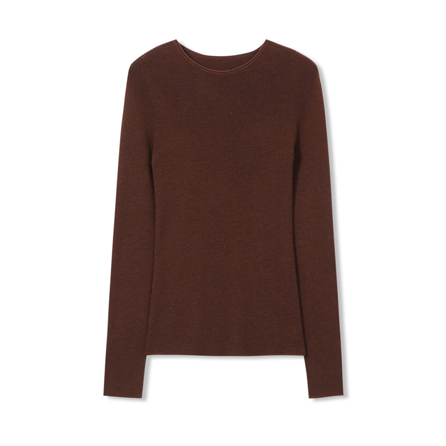 美丽诺羊毛！德国无缝扬子纱打底针织衫秋季半高领修身内搭上衣女