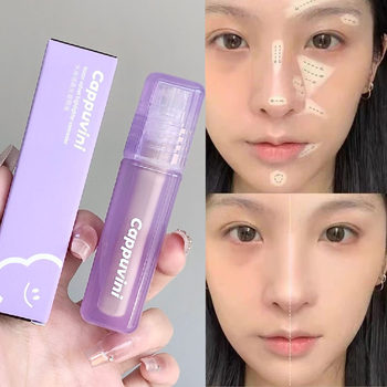 Cappuvini Foundation Concealer Pockmarks Black Circles Student Party Lasting No Makeup Concealer Makeup