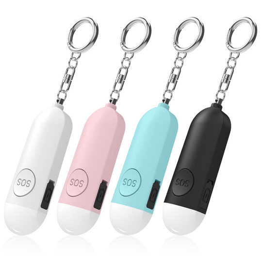 Cross-border new self-defense alarm charging personal alarm female child dual-mode anti-wolf