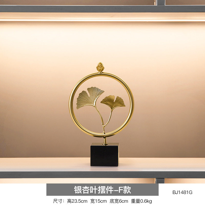 新中式高档酒柜装饰品餐边柜摆件客厅创意家居饰品室内软装装饰