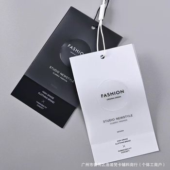 Soft Silicone Pvc Hang Tag High-End Ready-Made Logo High-End Clothing Store Hang Tag Clothing Price Fashion Label