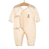 Summer newborn clothes pure cotton jumpsuit baby long sleeve thin butterfly clothes air conditioning clothes for confinement center