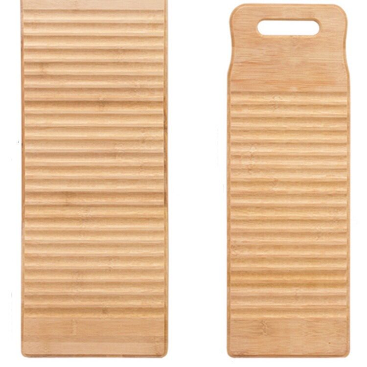 Bamboo Washboard, Large Mini Washboard for Home Use, Thickened Small Washboard, Made of Bamboo, Not Plastic