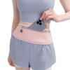 Running waist bag, sports mobile phone bag, men's personal outdoor equipment, waterproof, lightweight, marathon fitness small belt bag, women