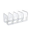 Book Stand Acrylic Material Morandi Color Transparent Student Book Desktop Storage Rack Office Stationery Bookshelf Wholesale