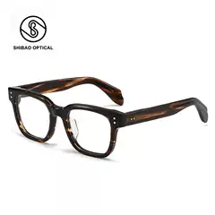 European and American 8.0 designer large frame myopia frame JMM series square cut plate foreign trade trend frame