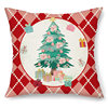 2024 New Christmas Pillow Case Cross-border Hot Selling Christmas Tree Color Letter Pillow Home Decorative Cushion Cover