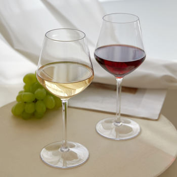 Cross-border food grade plastic red wine glass tritan material creative goblet transparent wine glass set