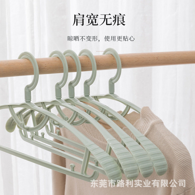 Wide Shoulder Seamless Non-slip Household Can Hanging Clothes Hanging Anti-shoulder Corner Storage Clothes Hanging Clothes Hanging Wholesale