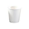 90 caliber disposable cup 8oz double layer coffee milk tea hollow paper cup 250ml anti-scald hot drink cup takeaway cup