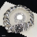 Cross flower head bracelet