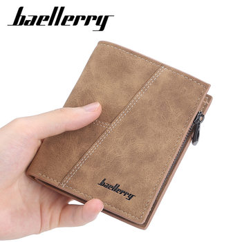 Baellerry new men's wallet foreign trade hot horizontal and vertical multi card zipper high sense small coin purse