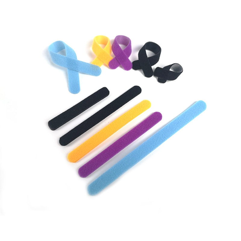 Velcro Velcro Cable Tie Data Wire Headset Fixed Cable Tie with Color Self-adhesive Velcro Cable Tie
