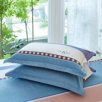 Pure Cotton Pillowcase, Stain-Resistant, Simple Household 48X74Cm Single Student Pillowcase, One Pair, Manufacturer Wholesale
