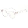 New ins TikTok Same Style Retro Rice Nail Glasses Frame Women's Metal Hinge Fashion Box Flat Mirror Men's z3330