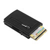 New Genuine Leather Men's Wallet Automatic Pop-up Credit Card Box Ultra-thin RFID Anti-theft Card Bag Metal Card Case