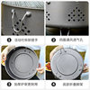 Internet celebrity multi-function barbecue oven outdoor balcony stove tea cooking heating carbon stove portable barbecue grill carbon oven