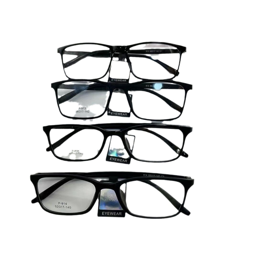 Ultra-light and cheap handling pure black TR90 optical glasses frame presbyopia special frame can be equipped with myopia degree