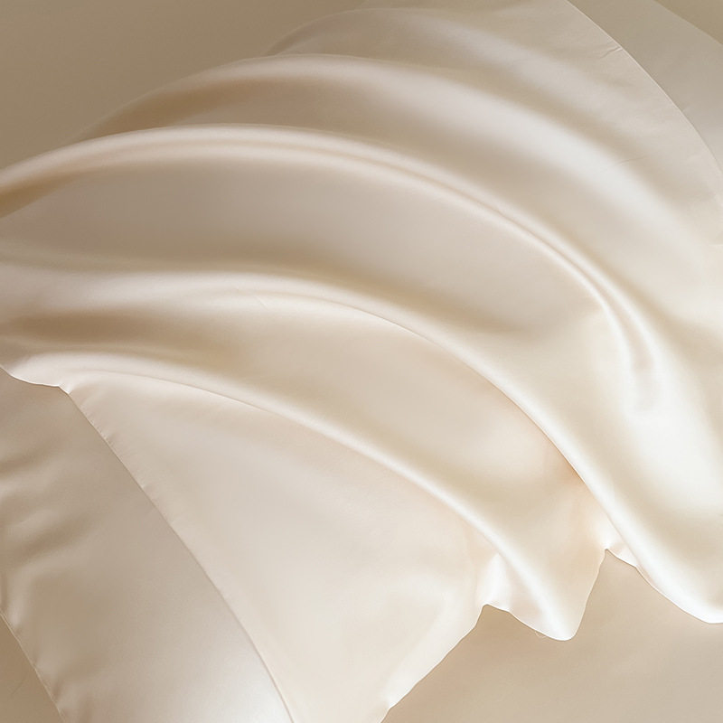 Class A 120 cotton satin four-piece set simple solid color long staple cotton four-piece set cotton quilt cover dormitory three-piece set