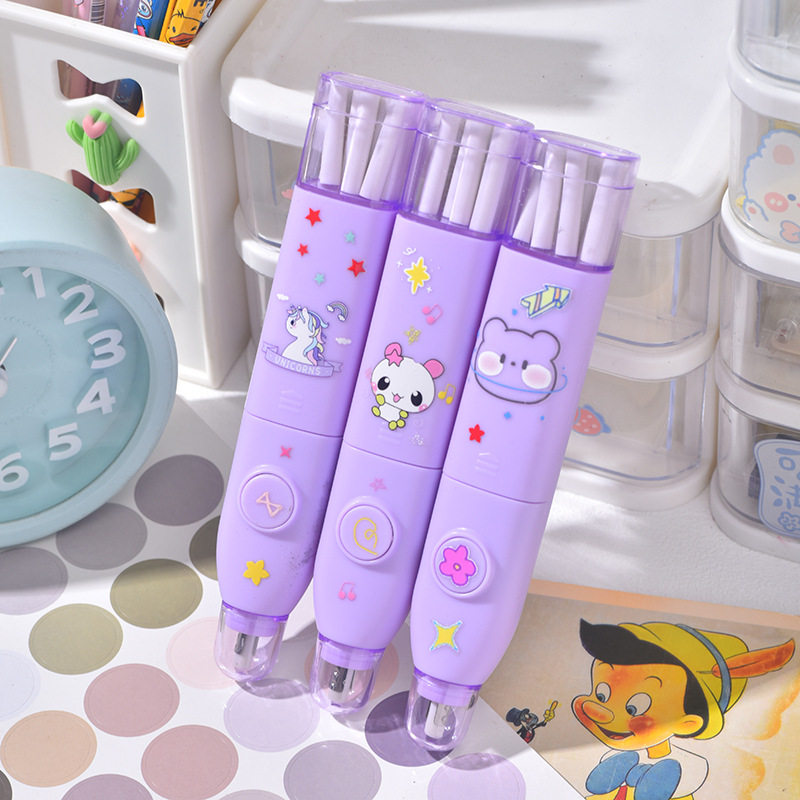 High-gloss electric eraser students wipe clean sketch art automatic eraser multifunctional learning stationery wholesale