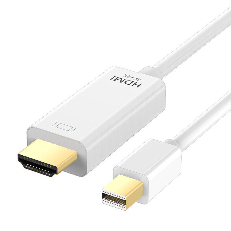 Factory Hot Sale Mini DisplayPort to HDMI Cable 1.8 m Mini DP to HDMI Cable 4K