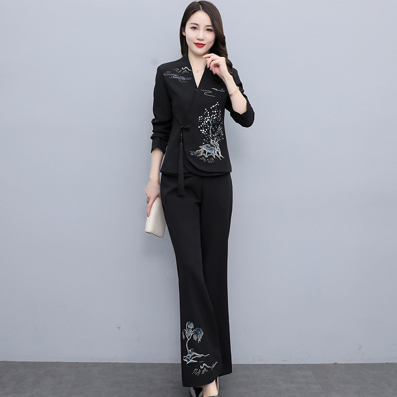 (Mới) Mã K1156 Giá 1740K: Áo Khoác Nữ Hatdan Cả Bộ 2 Món Thêu Họa Tiết Hoa Thời Trang Nữ Chất Liệu G05 Sản Phẩm Mới, (Miễn Phí Vận Chuyển Toàn Quốc).